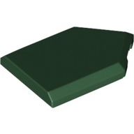 Lego deska (destička) 2x3 hladká pětiúhelník, tmavě zelená (6285134)